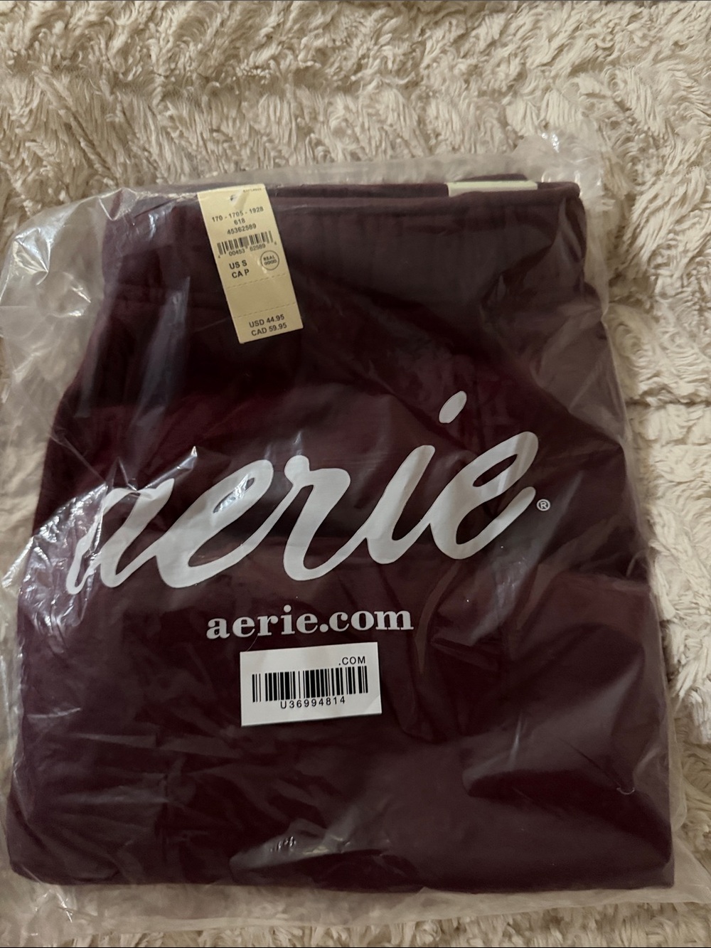 Aerie Berry OFFLINE By Aerie 5" Cloud Fleece Short - Picture 9 of 9
